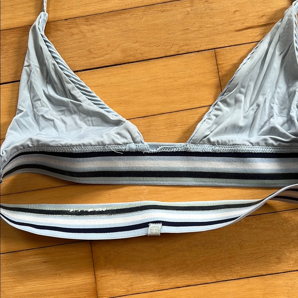 Levitate Tiny Blue Triangle Bikini Top - image 5